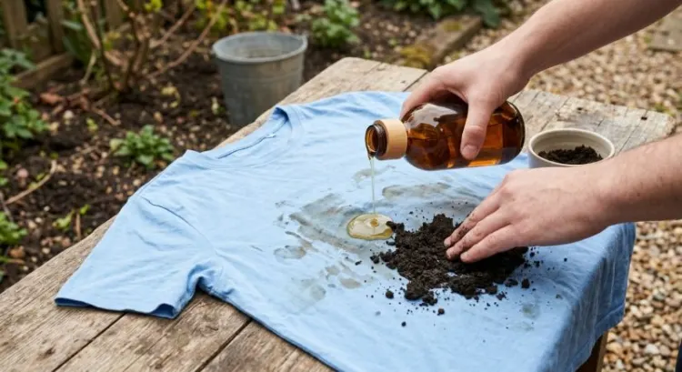 Quel détachant utiliser sur une tache d'huile ou de cambouis ?