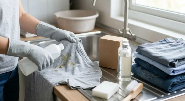 Quel détachant utiliser sur une tache d'huile ou de cambouis ?